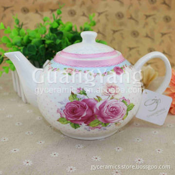 Delicate Design Artwork Enamel Chinese Pot